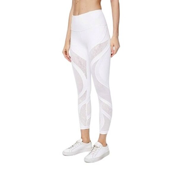 Lululemon Wunder Under Hi Rise Tight 25" Lace size 10 - Picture 1 of 11